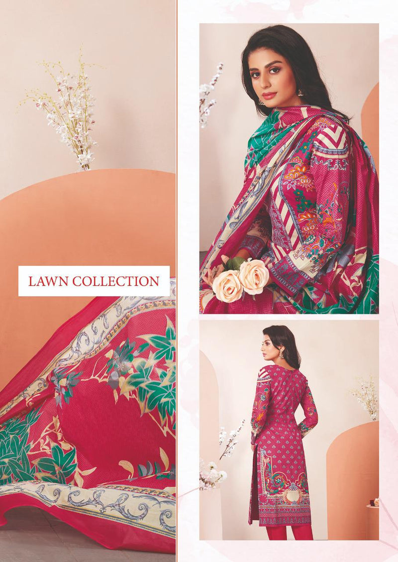 Aarvi Fashion Nur Vol 2 Pure Cotton Lawn Collection Casual Wear Salwar Suits