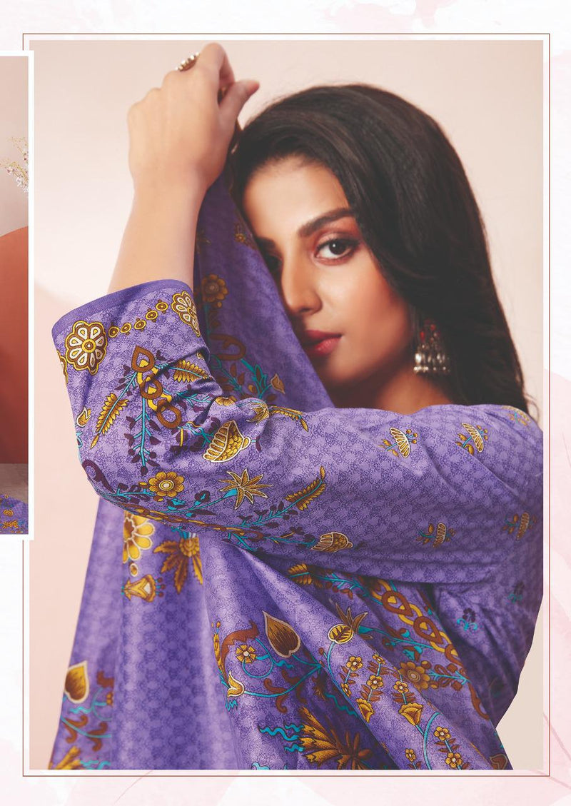 Aarvi Fashion Nur Vol 2 Pure Cotton Lawn Collection Casual Wear Salwar Suits