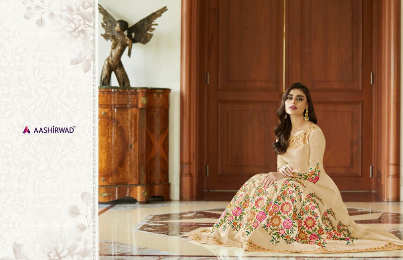 Aashirwad Creation Mor Bagh Queen Mulberry Queen Partywear Designer Gown Collection