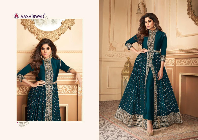 Aashirwad New Colours Georgette Fancy Salwar Suit