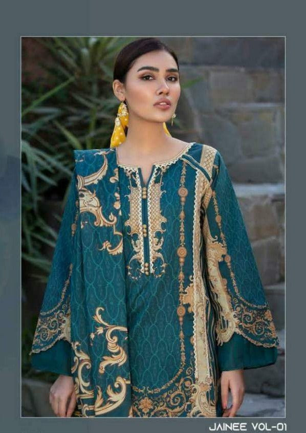 Agha Noor Jainee Vol 1 Lawn Cotton Daily Wear Printed Salwar Suits