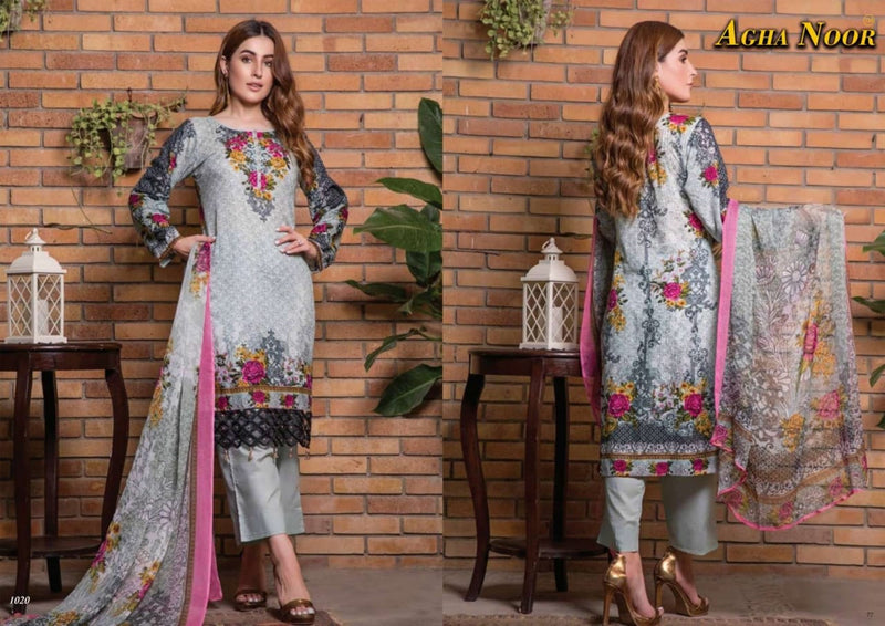 Agha Noor Vol 2 Lawn Cotton Fancy Salwar Suits