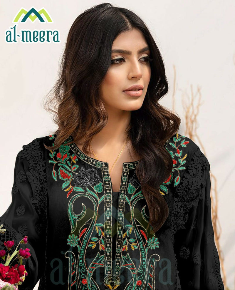 Al Meera Dno 1133 Faux Georgette Heavy Work Pret Kurti
