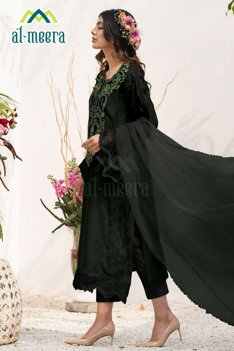 Al Meera Dno 1133 Faux Georgette Heavy Work Pret Kurti