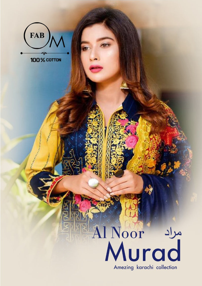 Al Noor Murad Cotton Designer Daily Wear Salwar Kameez