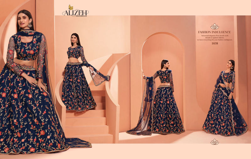 Alizeh Affair Vol 2 Beautiful Thread Embroidered Zari Work Lehenga Wear