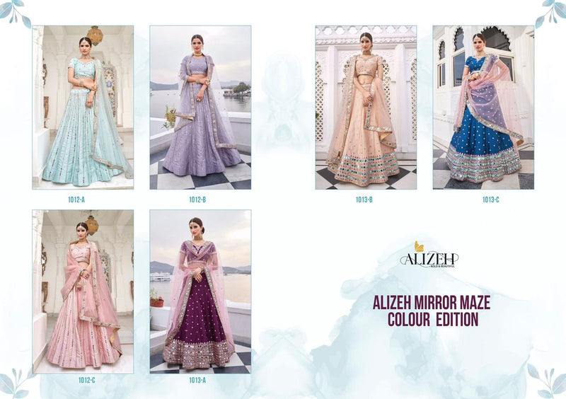 Alizeh Mirror Maze Colour Edition Silk With Fusing Lehenga