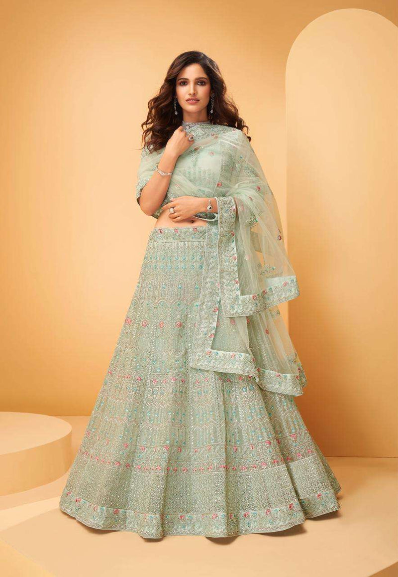 Alizeh Wedding Affair Floral Cording With Thready Embroidery Work Partywear Collection
