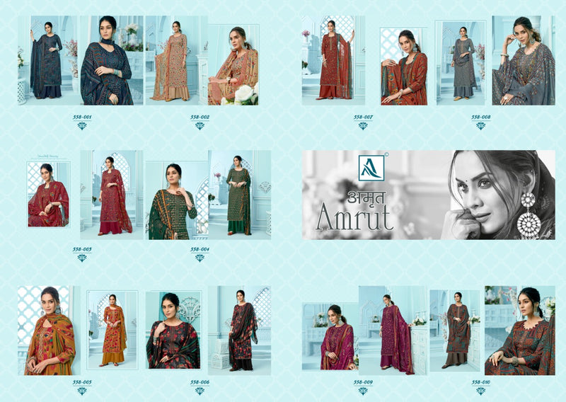 Alok Suit Amrut Jam Cotton Digital Print Embroidered Casual Designer Wear Salwar Kameez