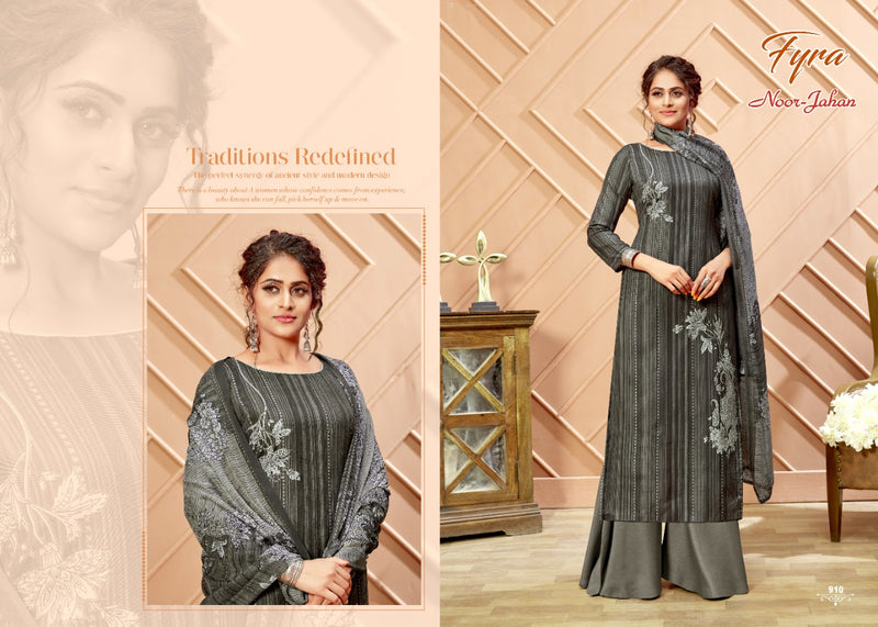 Alok Suit Fyra Launch By Noor Jahan Cotton Print Digital Print With Swarovski Diamond Work Casual Wear Salwar Suit