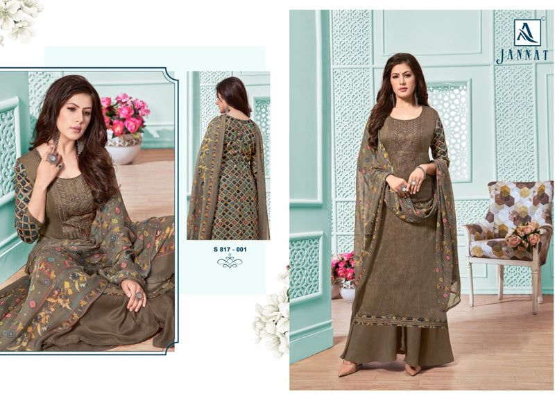 Alok Suit Jannat Jam Cotton Print Diamond Work Salwar Kameez
