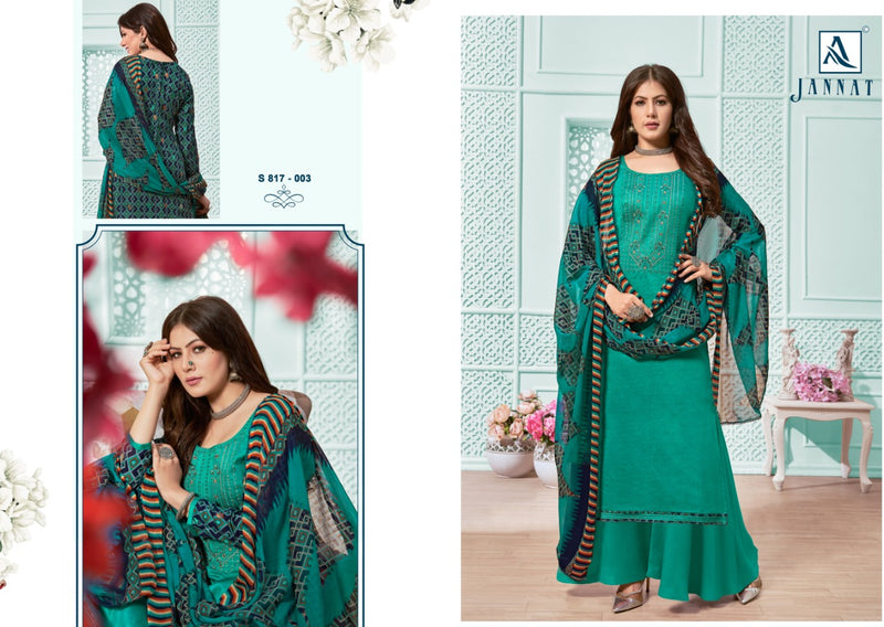 Alok Suit Jannat Jam Cotton Print Diamond Work Salwar Kameez