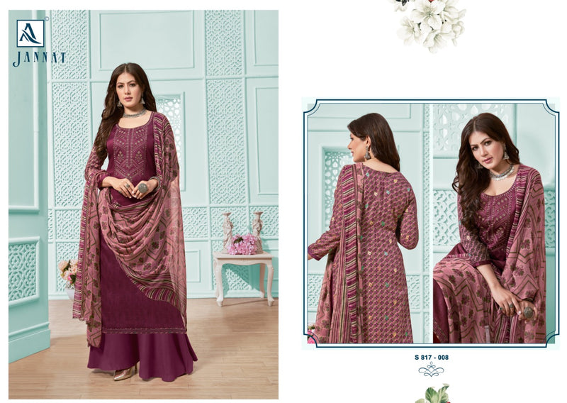 Alok Suit Jannat Jam Cotton Print Diamond Work Salwar Kameez