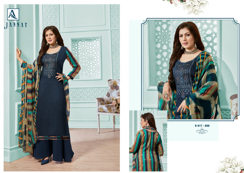 Alok Suit Jannat Jam Cotton Print Diamond Work Salwar Kameez