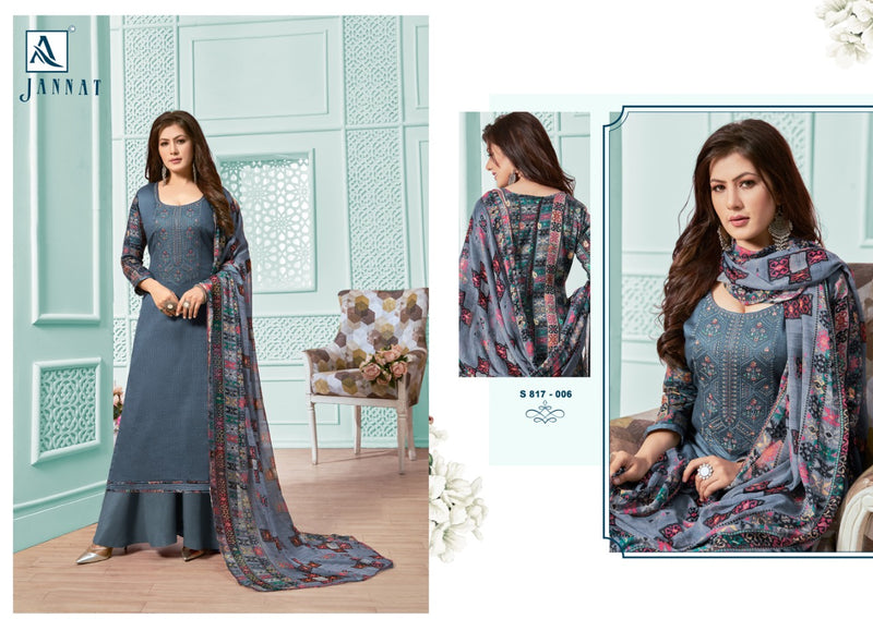 Alok Suit Jannat Jam Cotton Print Diamond Work Salwar Kameez