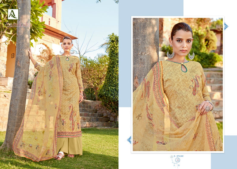 Alok Suit Launch Samiksha Pure Cotton Work With Digital Printed Designer Casual Wear Salwar Kameez