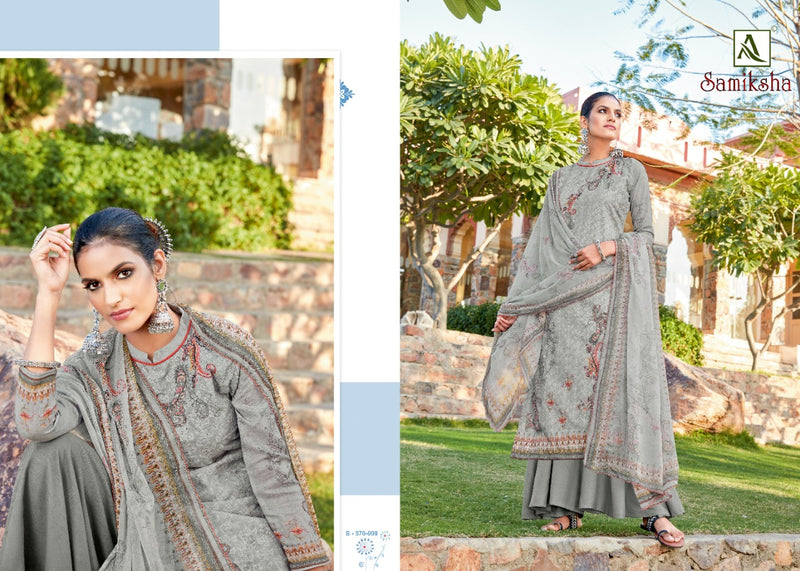 Alok Suit Launch Samiksha Pure Cotton Work With Digital Printed Designer Casual Wear Salwar Kameez