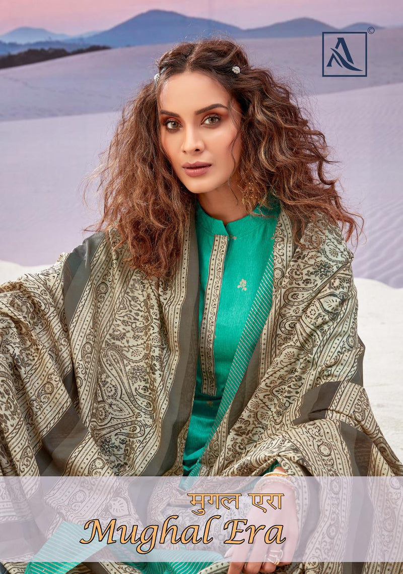 Alok Suit Mughal Era Jam Digital Print Casual Wear Salwar Suits