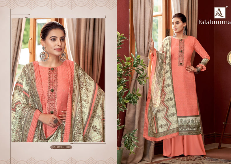Alok Suit Pashmina Digital Print With Embroidery Salwar Suit