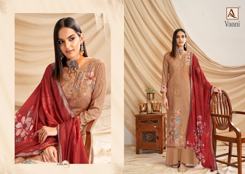 Alok Suit Vaani Jam Cotton Digital Prints With Exclusive Zari Work Designer Paery Wear Salwar Suits