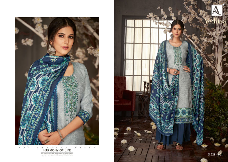 Alok Suit Veditaa Pure Wool Pashmina Designer Casual Wear Salwar Kameez