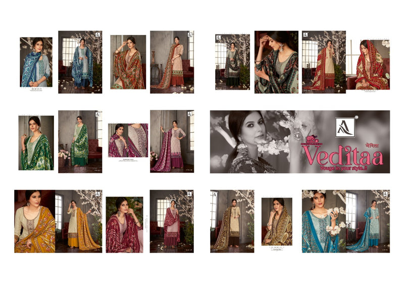 Alok Suit Veditaa Pure Wool Pashmina Designer Casual Wear Salwar Kameez