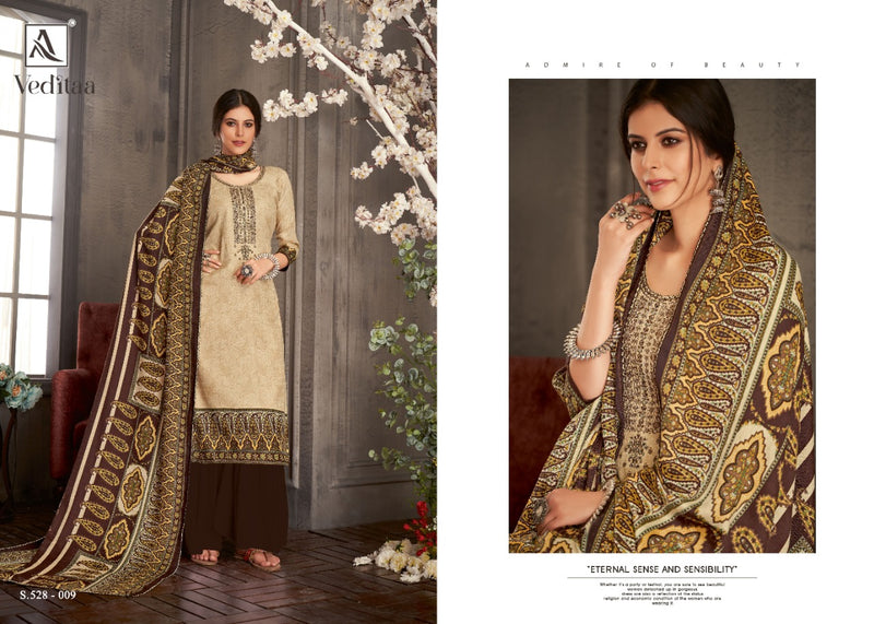 Alok Suit Veditaa Pure Wool Pashmina Designer Casual Wear Salwar Kameez