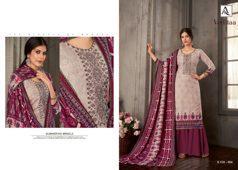 Alok Suit Veditaa Pure Wool Pashmina Designer Casual Wear Salwar Kameez