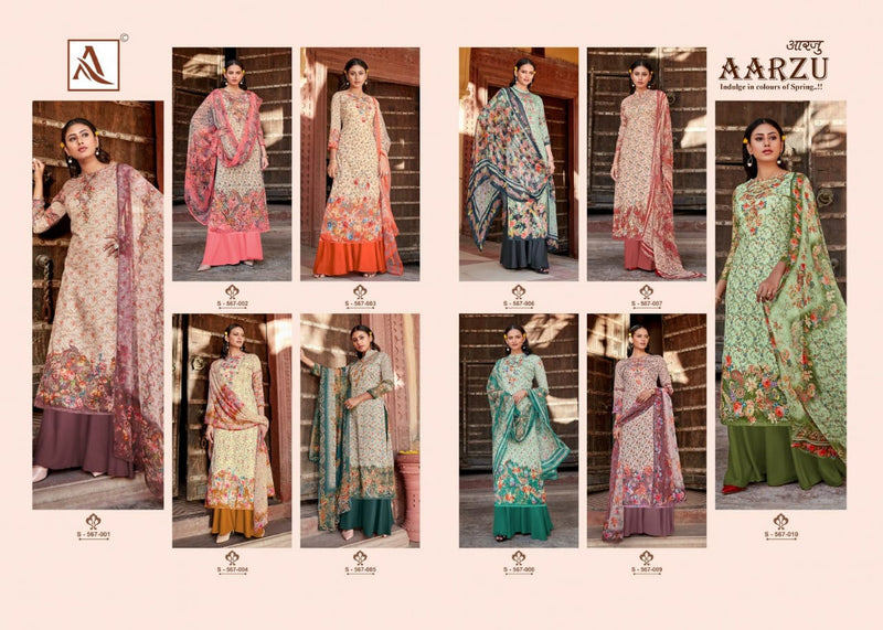 Alok Suits Launch Aarzu Jam Cotton Digital Print With Diamond Work Exclusive Pakistani Salwar Kameez