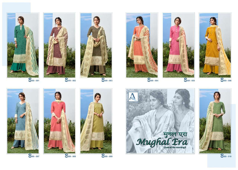 Alok Suits Mughal Era Pure Jam Designer Printed Exclusive Look Casual Wear Salwar Kameez