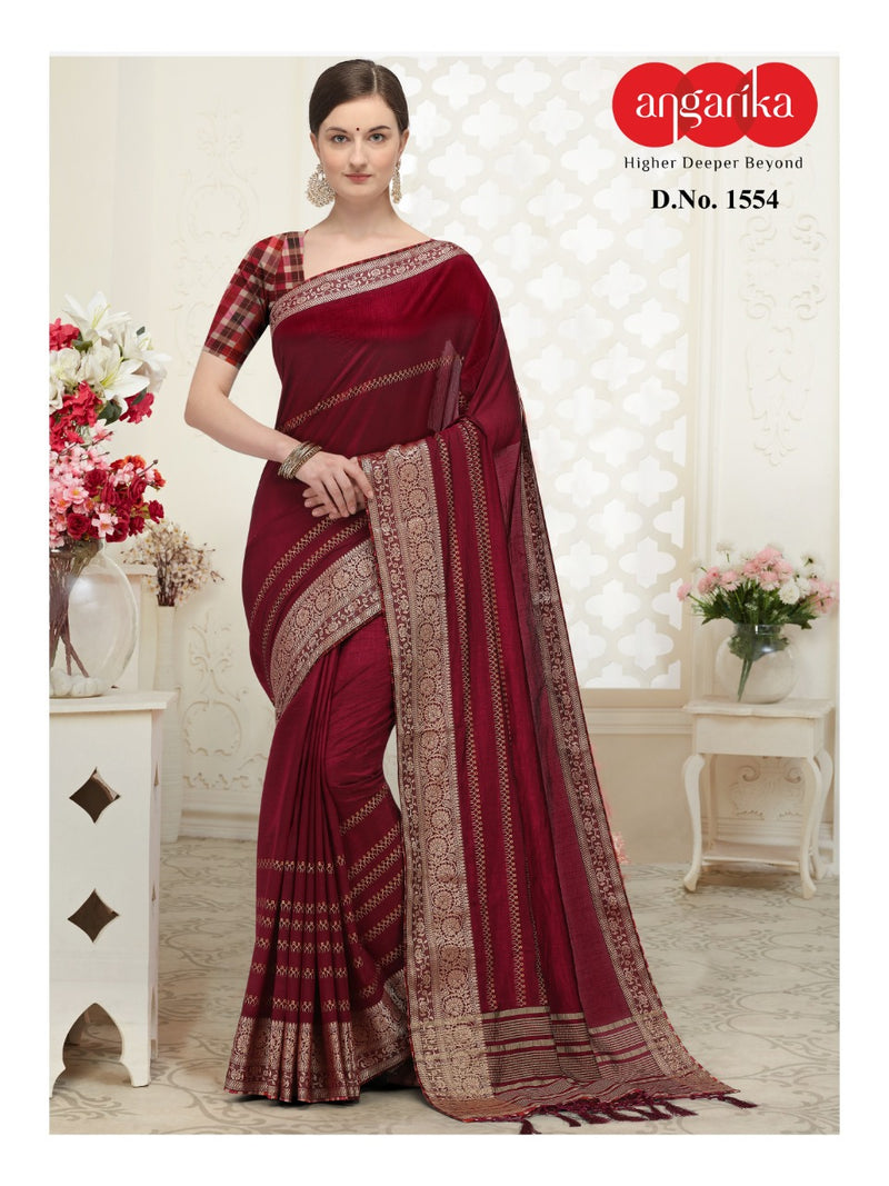 Angarika Launch By Saara Art Silk Printed Exclusvie Fancy Casual Wear Designer Sarees