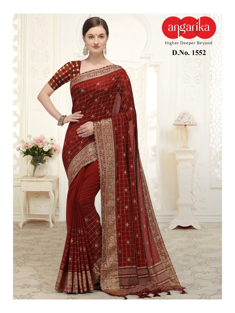 Angarika Launch By Saara Art Silk Printed Exclusvie Fancy Casual Wear Designer Sarees