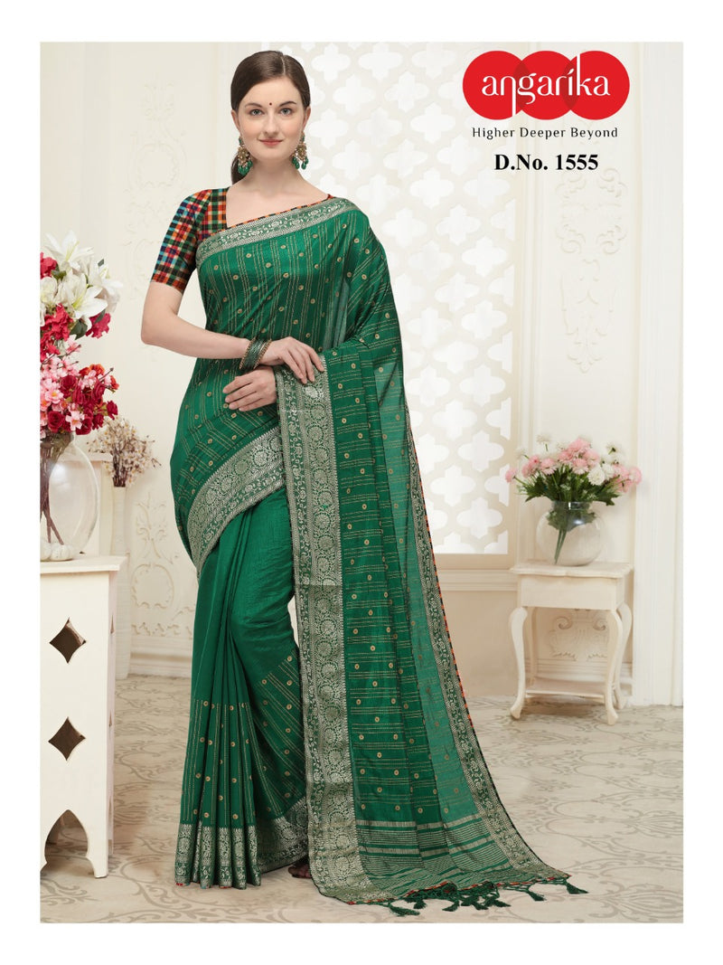 Angarika Launch By Saara Art Silk Printed Exclusvie Fancy Casual Wear Designer Sarees