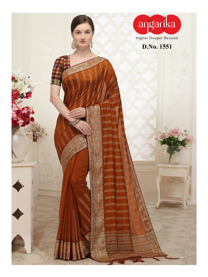 Angarika Launch By Saara Art Silk Printed Exclusvie Fancy Casual Wear Designer Sarees