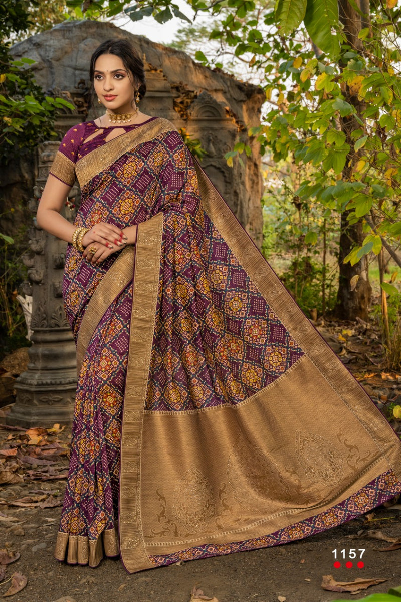 Angarika Presents By Bubble Silk Gadwal Designer Fancy Traditional Wear Exclusive Casual Wear Sarees