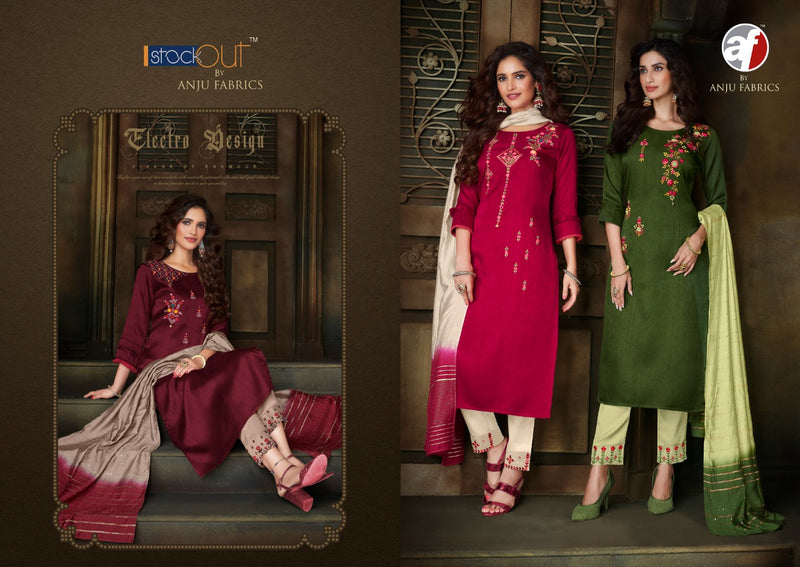 Anju Fabrics Mohabbatein Silk Fancy Designer Kurti