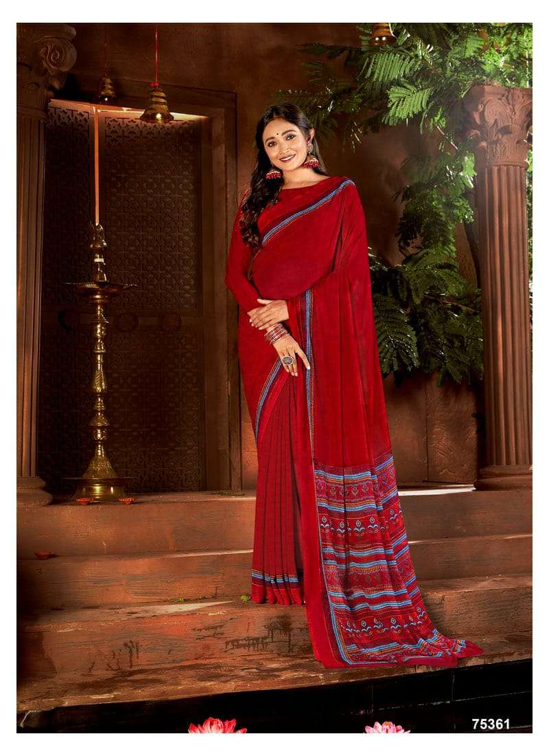 Antra Ishani Vol 19 Chiffon silk Daily Wear Saree