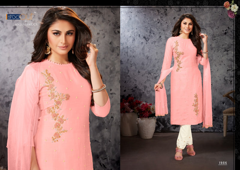 Anuj Fabrics Shehnai Vol 1 Pure Viscose Stylish Wear Readymade Kurti