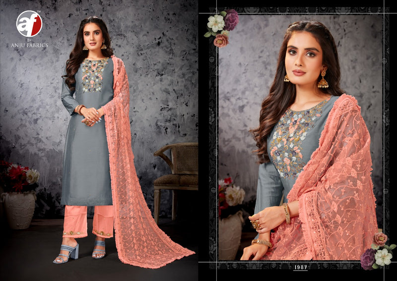 Anuj Fabrics Shehnai Vol 1 Pure Viscose Stylish Wear Readymade Kurti