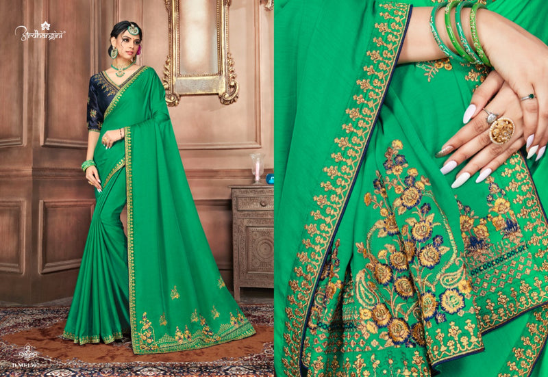 Ardhangini Collection Elegance Silk Pallu Work Saree