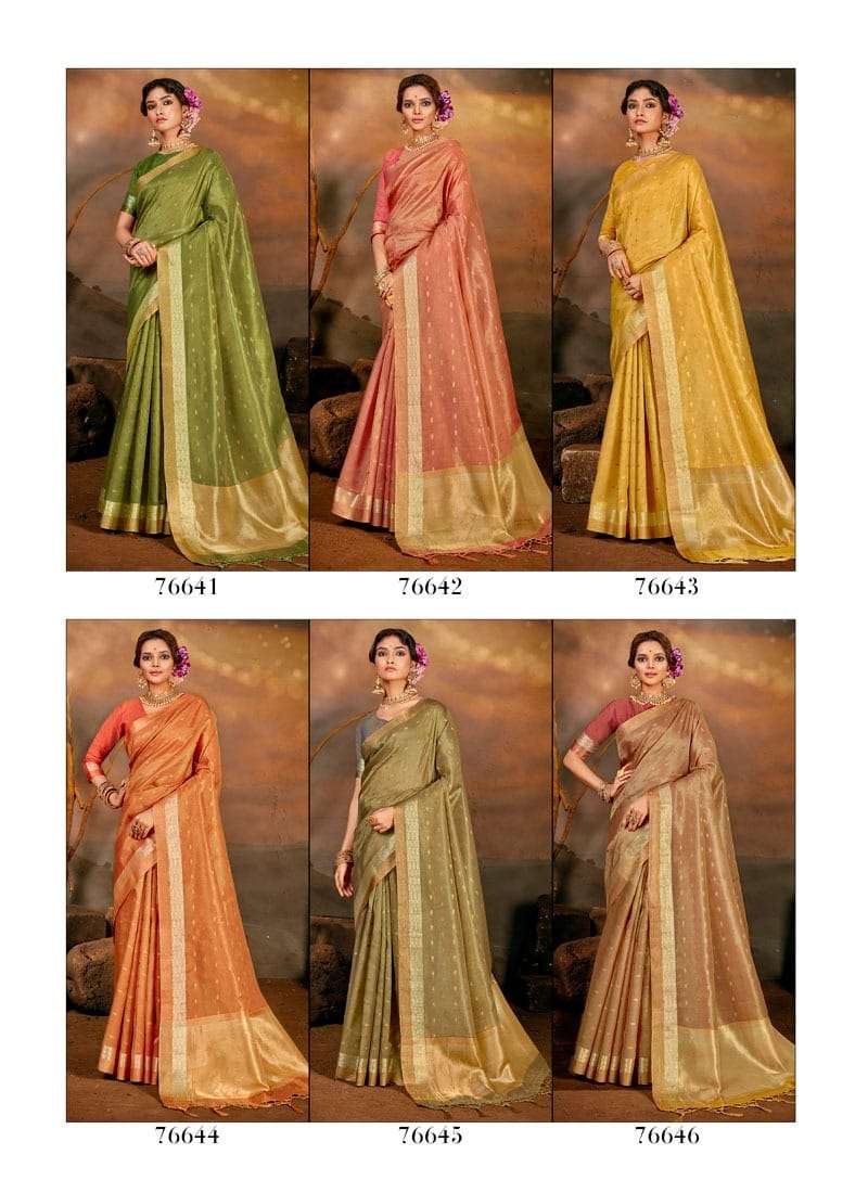 Aroma Silk Vol 1 Cotton Tissue Traditional Wear Saree