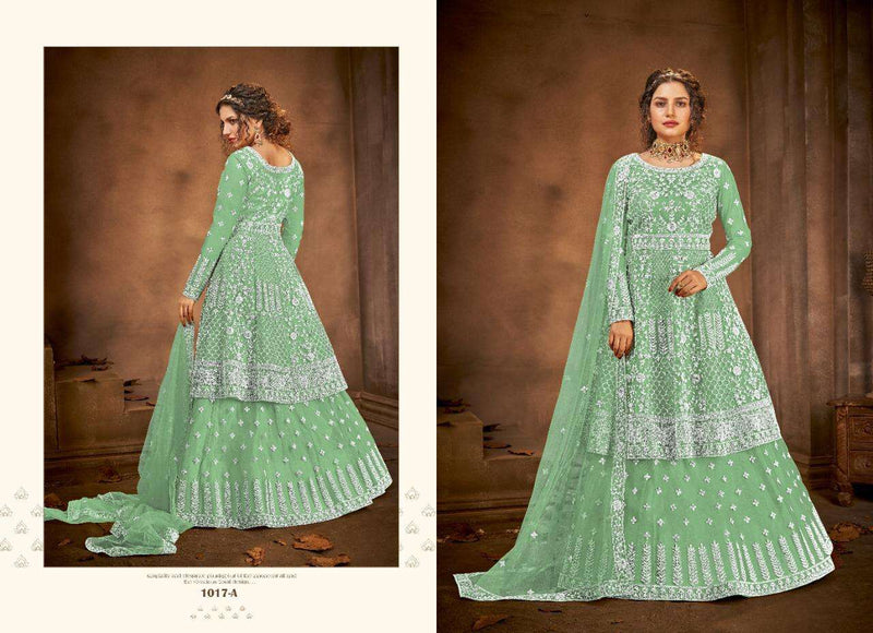 Avighya Jashn 1017 Colours Net Heavy Embroidery Work Fancy Designer Suits
