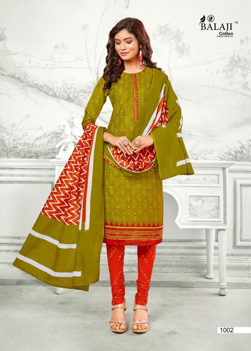 Balaji Cotton Ikkat Prime Vol 1 Dailywear Cotton Dress Material Salwar Suit