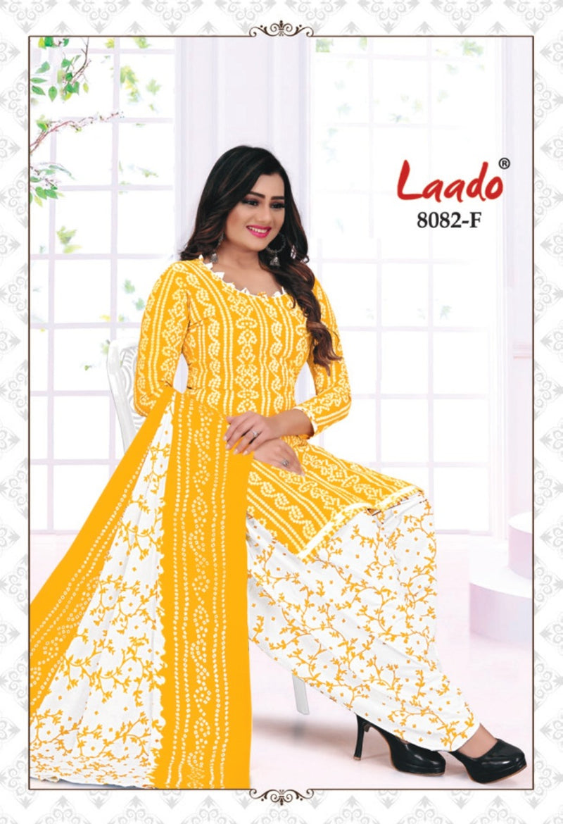 Laado Bandhani 8082 Pure Cotton Patiyala Style Printed Festive Wear Salwar Suits