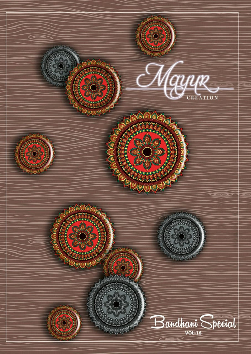 Mayur Creation Bandhani Special Vol 16 Pure Cotton Printed Designer Salwar Kameez
