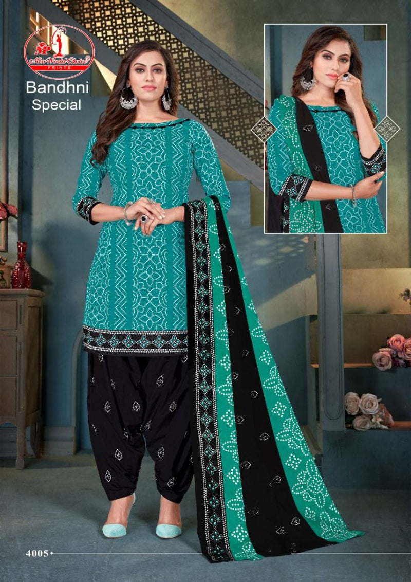 Miss World Choice Bandhani Special Vol 4 Cotton Patiyala  Festive Wear Salwar Kameez