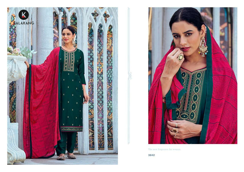 Kalarang Fashion Barkha Vol 2 Parampara Silk Fancy Festive Wear Salwar Suits