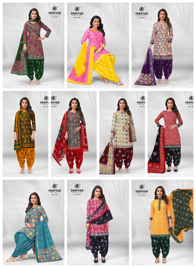 Deeptex Prints Batik Plus Vol 20 Cotton Printed Designer Salwar Kameez