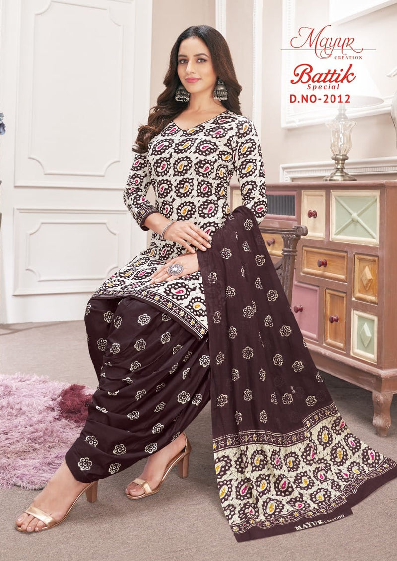 Mayur Creation Batik Special Vol 20 Pure Cotton With Fancy Printed Work Stylish Designer Casual Wear Salwar Kameez