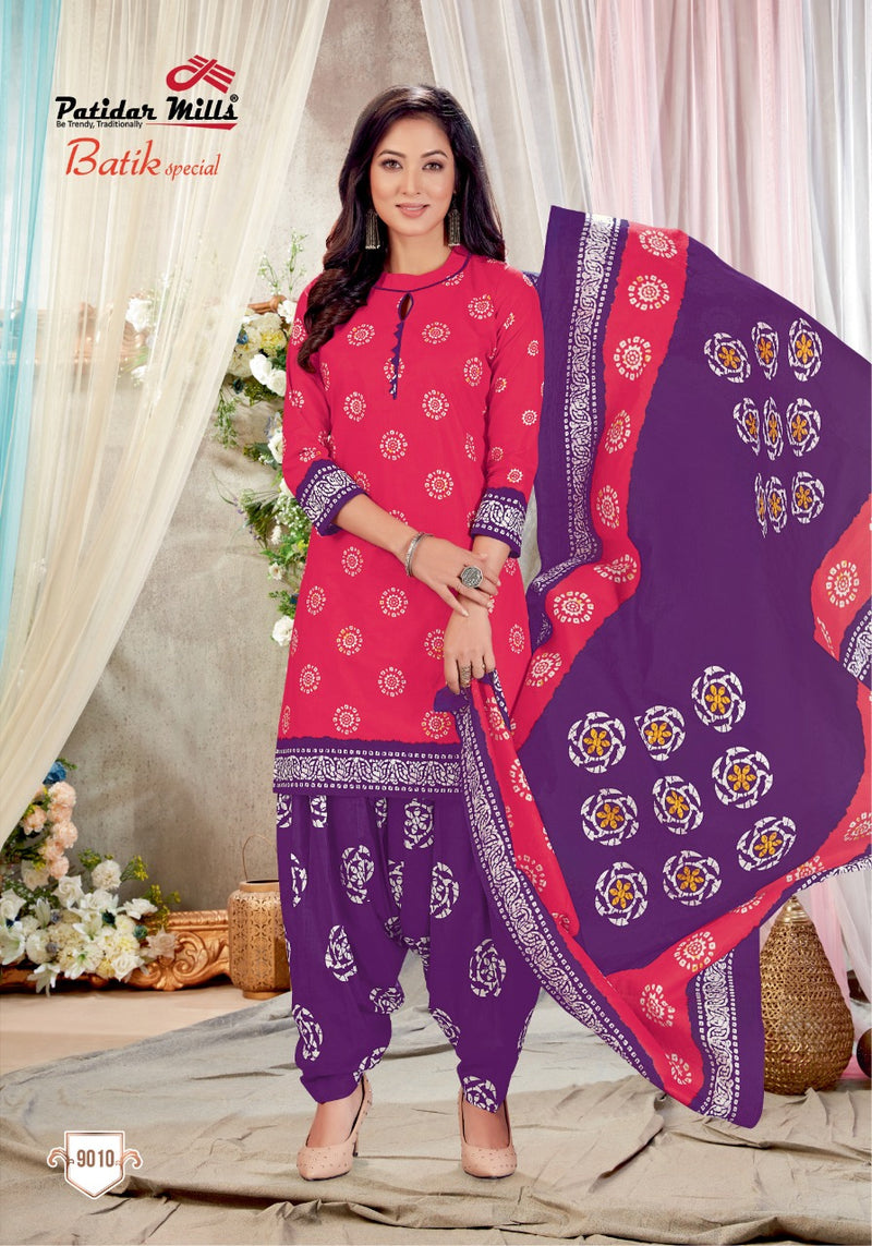 Patidar Mill Batik Special Vol 9 Cotton Stylish Patiyala Suit